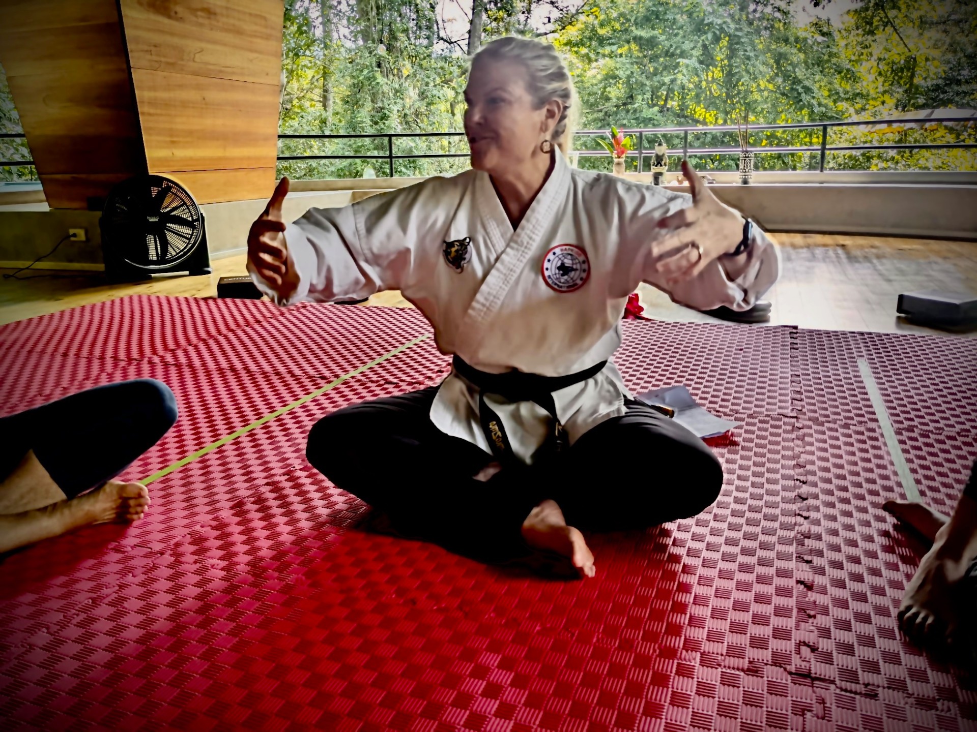 Meredith teaching Hapkido